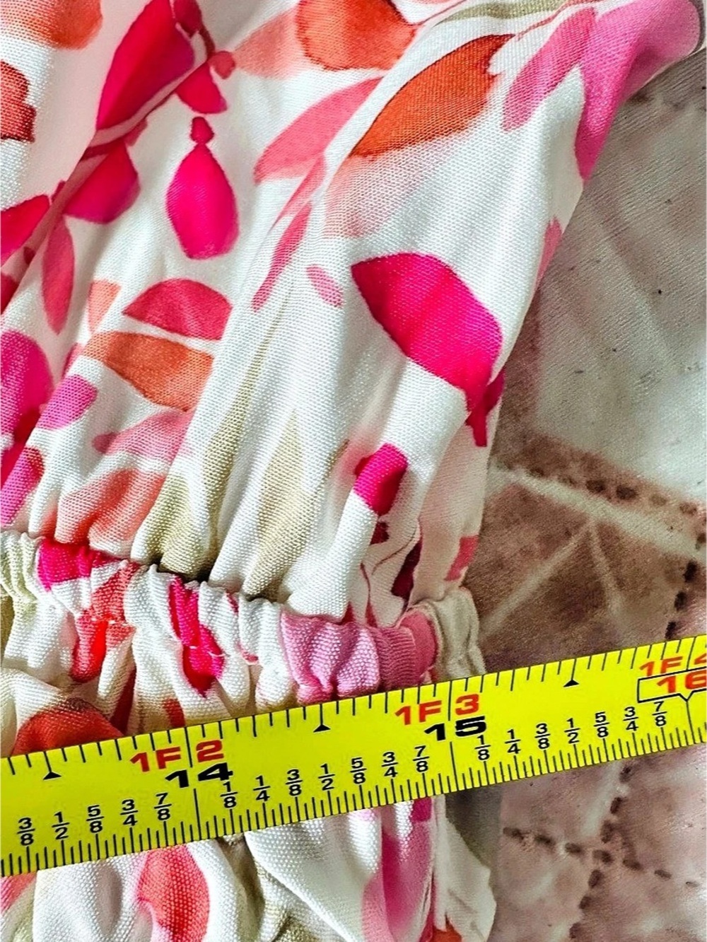 Floral Maxi Dress in Pink & White Size XL - Picture 13 of 15